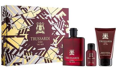 Kit Perfume Trussardi Uomo The Red Masculino C/3 Itens