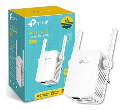 Extensor Repetidor Wifi Dual Band Ac750 Tp-link Re205