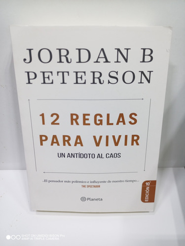 12 Reglas Para Vivir. Jordand Peterson. Libro Físico