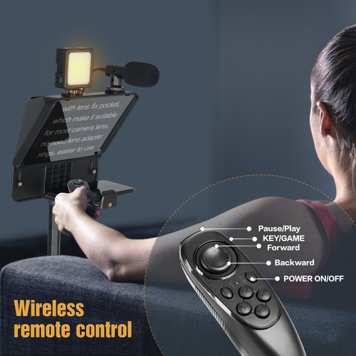Teleprompter Para Cámara Réflex Digital Andoer A10 Portátil