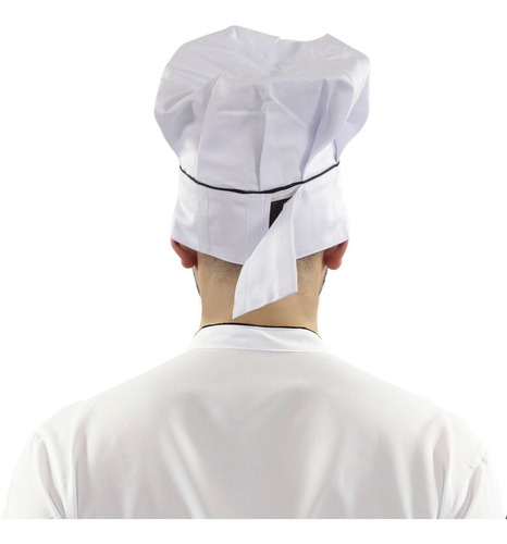 Touca Mestre Cuca, Cozinheiro, Chapéu Chef, Restaurante Cor Branco