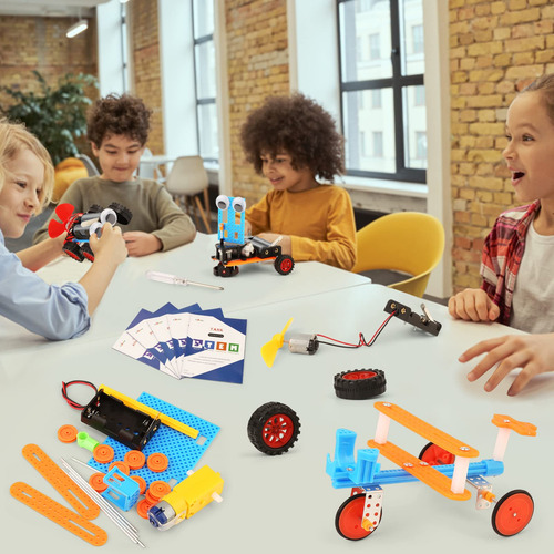 Kit De Ciencia Stem Para Niños De 5 A 12 Años Robot Jr Personaje Color