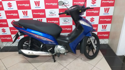 Imagem 2 de 10 de Honda Biz 125 Azul 2017
