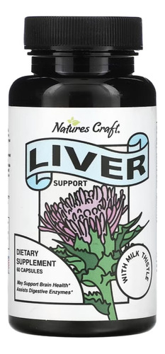 Liver Support Detox Natures Craft Usa Dietary Supplement