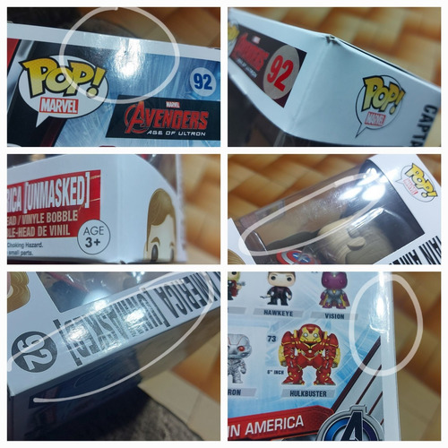 Funko Capitan América (unmasked) 92 San Diego Comic Con 2015