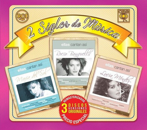 María Del Sol / Rocío Banquells / Lucia Méndez | 3 Cds