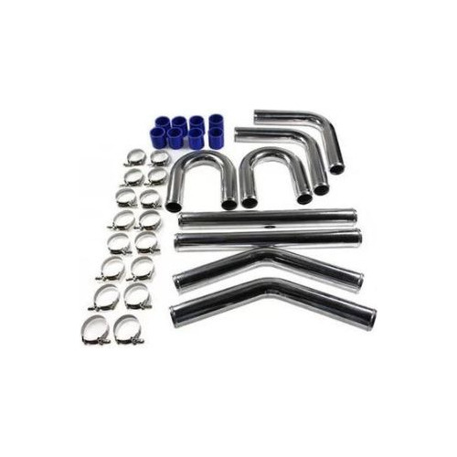 Kit Caños De Aluminio Para Intercooler 3´ Ftx Fueltech