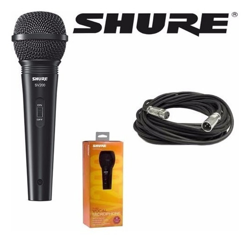 Microfono Shure Sv200 Dinamico Vocal Karaoke