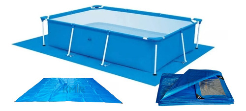 Lona Rectangular Piso Protector 3x3 Para Piscina