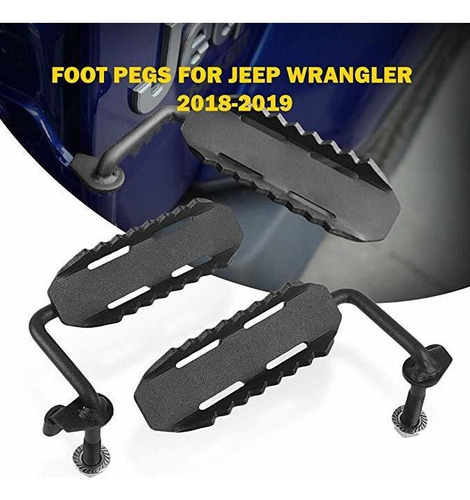 Auxmart Clavijas Del Pie Para 2018-2019 Jeep Wrangler Jl Neg