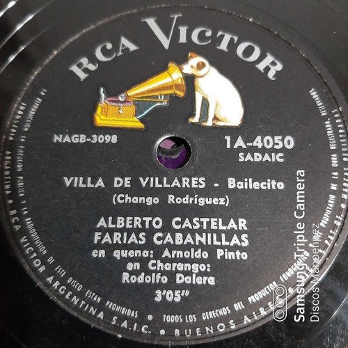 Pasta A. Castelar - Farias Cabanillas Rca Victor C162