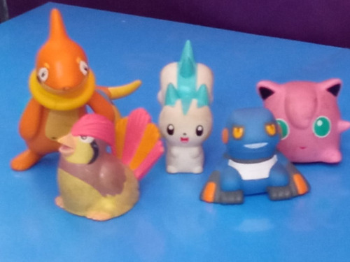 Set De 5 Figuras Pokemon Vintage