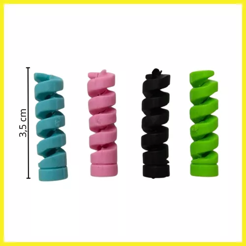 Protector de Cable Silicona en Espiral x3 paquetes – Xhobbies