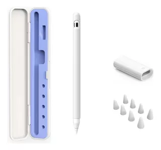 Combo Protector Para Apple Pencil 1 Estuche + Funda + Punta