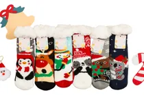 Comprar 6 Pares Calcetas Niños Largas Afelpadas Térmicas Navideñas