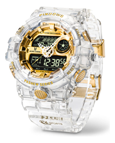 Reloj Deportivo Digital Para Hombre, Reloj Digital Militar I