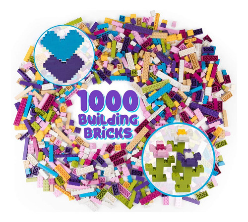 Bloques De Construccion  1000 Pc Big Bag De Ladrillos Bulk