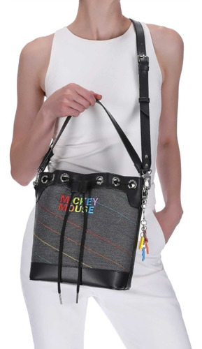 Ross Body Mujer Mickey W Apsule Negro Multi Hbfelipa3cw Olor Negro/multicolor