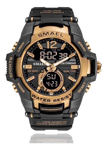 Relógio Smael 1805 Sport Anti-shock Dual-time Bronze