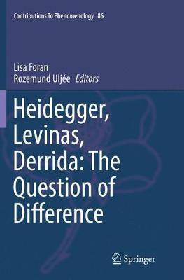 Libro Heidegger, Levinas, Derrida: The Question Of Differ...