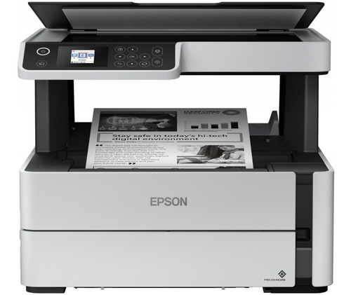 Impresora multifunción Epson EcoTank M2170 con wifi blanca y negra 100V/240V