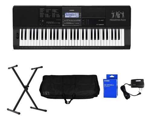 Teclado Casio Ct-x800 +base+estuche Lona + Adapt Ad-e95100lu