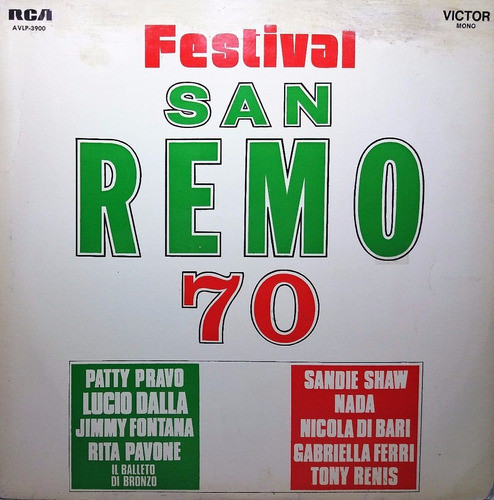 Festival San Remo 70 En Italiano 2 Lp 