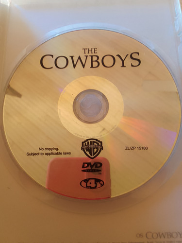Dvd - Os Cowboys - Filme Com John Wayne (Usado)