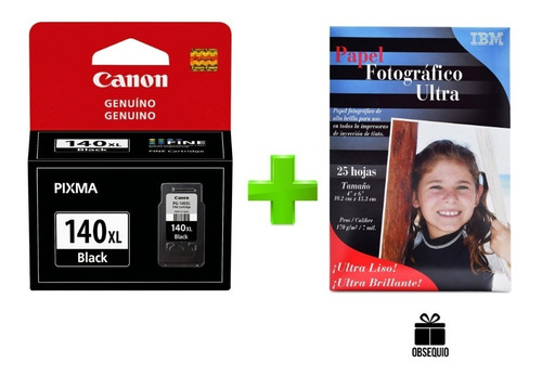 Cartucho Tinta Canon Pg-140xl Negro Orig. 300 Pag. +obsequio