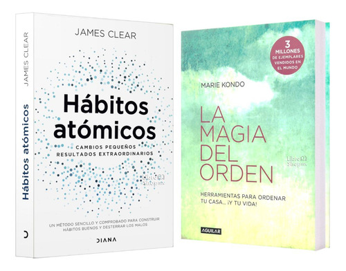 Hábitos Atómicos + La Magia Del Orden Marie Kondo