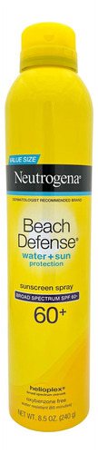 Protector Solar Spray Neutrogena Resistente Al Agua 60+240ml
