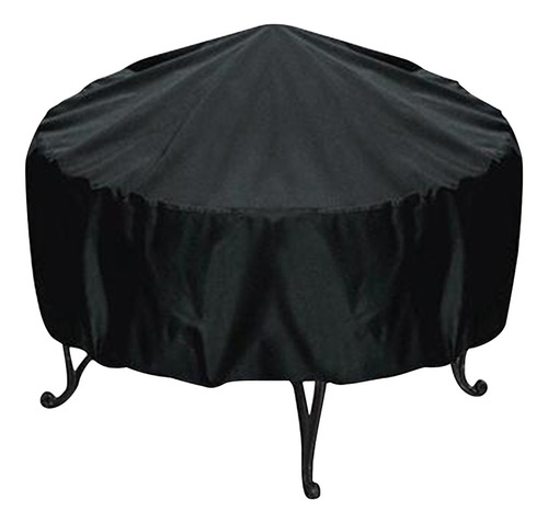 Funda De Tela Oxford Redonda For Parrilla Impermeable Con C