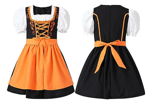 Disfraz De Alemán Para Niños Disfraz De Niña Alemana Vestido
