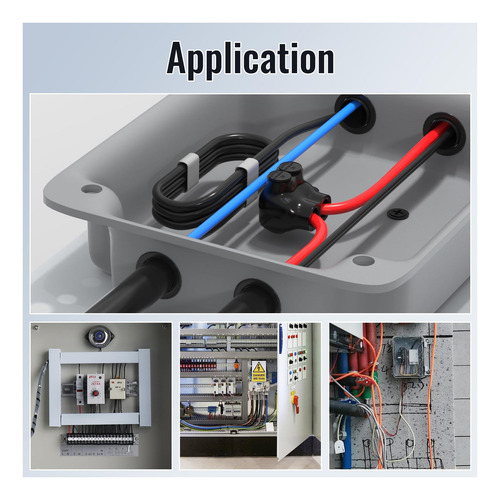 Conector De Aislamiento Aislado De 2 Puertos Rvbat 2-14 Awg