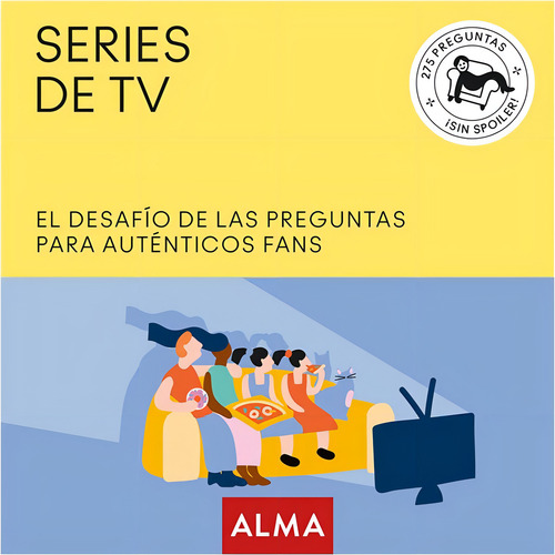 Libro Juego: Series De Tv, Desafío De Preguntas. Ed. Alma