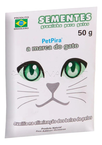 Semente Graminha Petpira Gato Cachorro Coelhos Pet