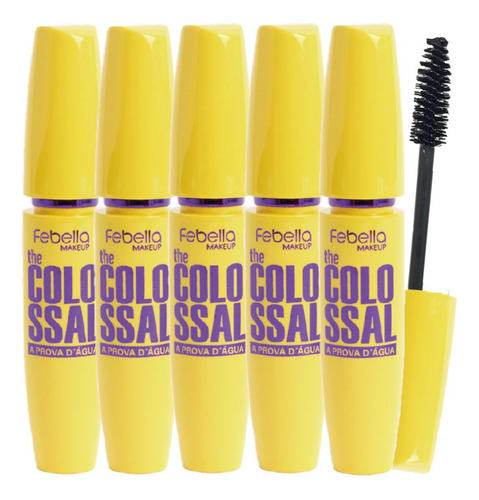 6 Mascara De Cilios Prova D'agua Febella MA30415