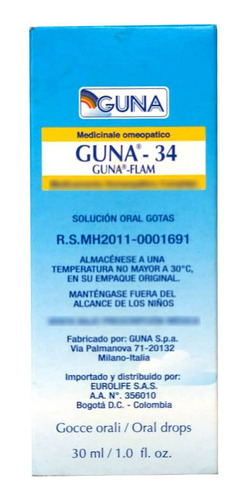 Guna 34 Flam Fco X 30 Ml