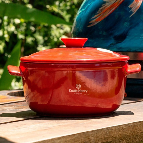 Imagen 5 de 6 de Olla Ceramica Accesorio Para Kamado B10 Parrilla Ahumador