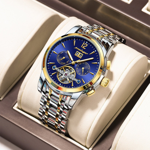 Reloj Mecánico Luminoso Automático Poedagar Para Hombre