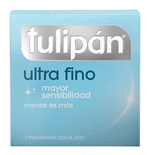 Preservativos  Ultra Fino X3un Tulipan