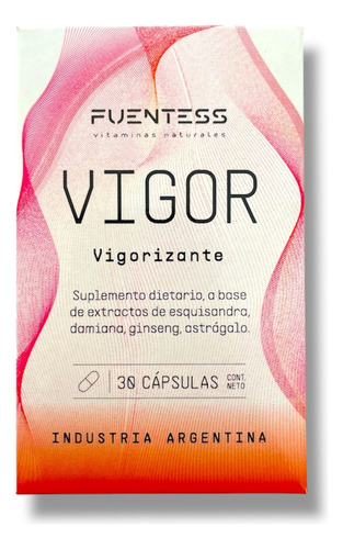 Vitamina Vigorizante A Base De Ginseng X 30 Cap Fuentess