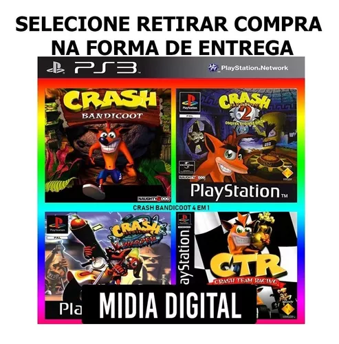 Como baixar e instalar os jogos da série Crash Bandicoot no PS3