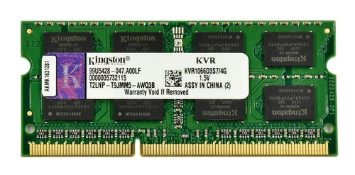 Memoria Ram Ddr3 4g Kingston Pc3-8500 1066mhz Laptop