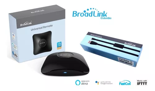 Combo Broadlink Rm4 Pro Y Cable Sensor Con Alexa Y Google