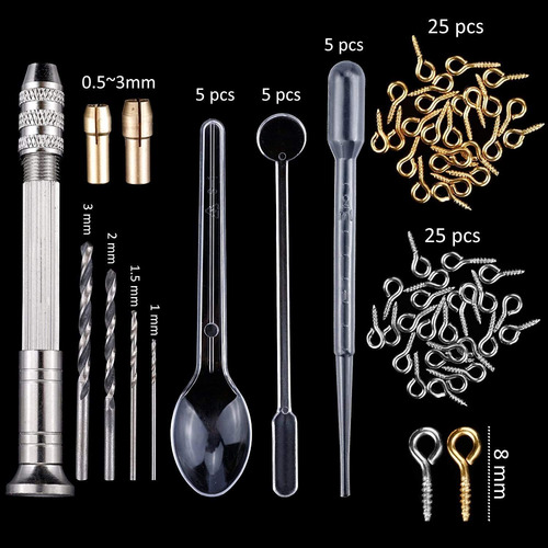 Imagen 4 de 6 de Moldes De Silicona Para Hacer Joyas Mol Crafts 83pcs