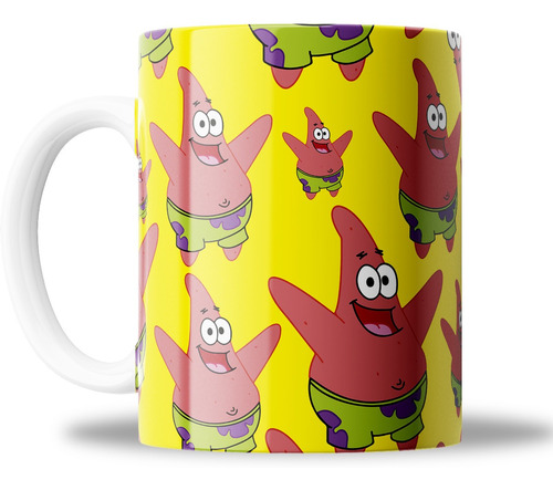 Taza De Ceramica_patricio Y Bob Esponja