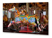 Comprar Cuadro 16x24cm Carrusel Calesita Caballo Parque Juegos M3