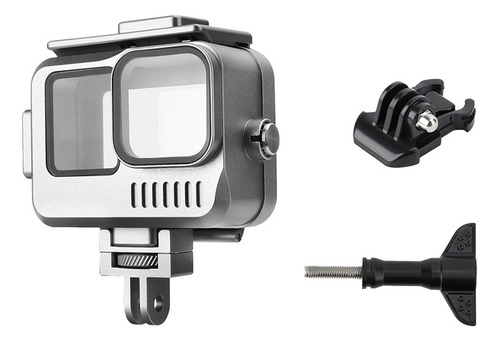 Funda Metálica Impermeable De 40 M Para Gopro Hero 11 10 9 D