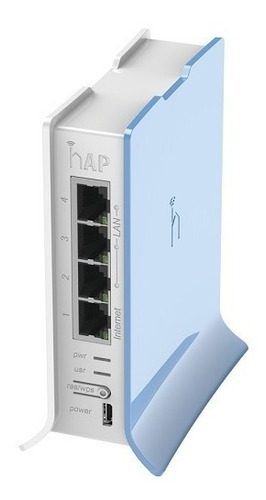 Imagen 1 de 1 de Mikrotik Hap Lite 4ptos Fast Ethernet Wi-fi 2.4ghz